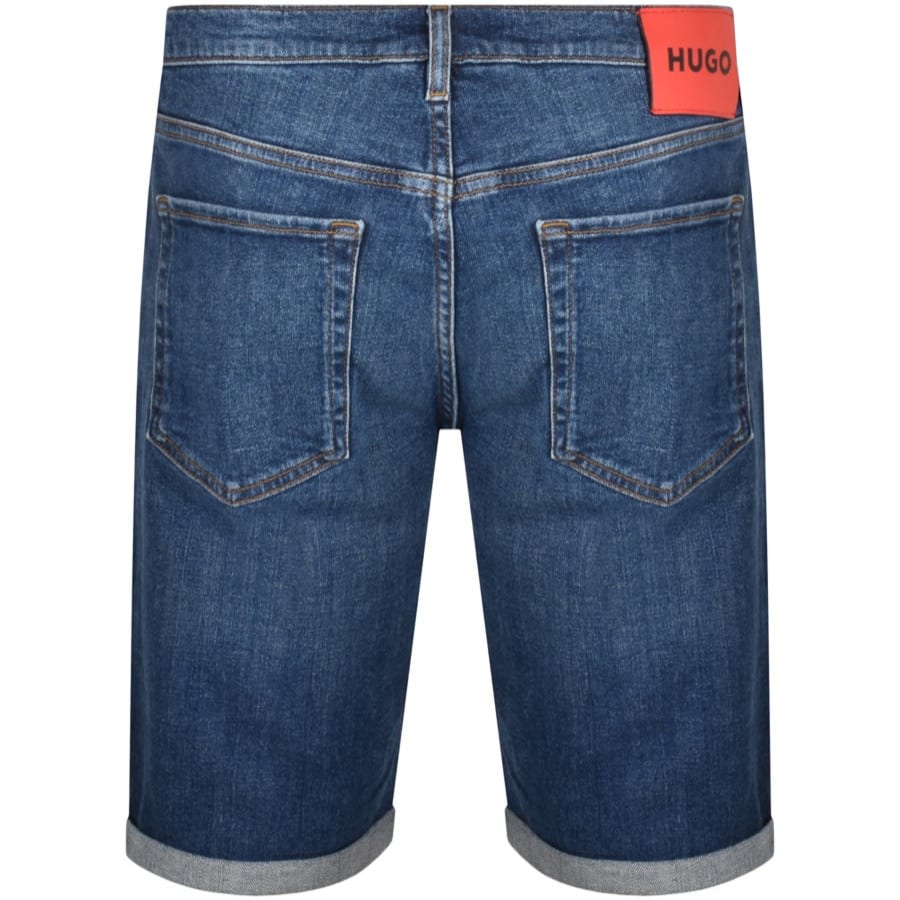 Hugo boss jean shorts cheap